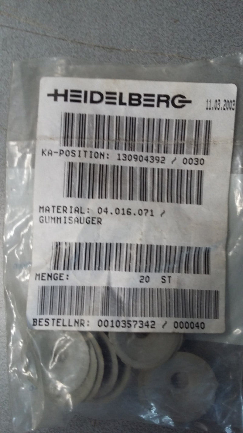4016071 Gummisauger Heidelberg Suction Rubber