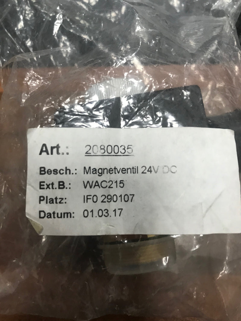 WEKO Magnetic Valve / Magnetventil 24VDC