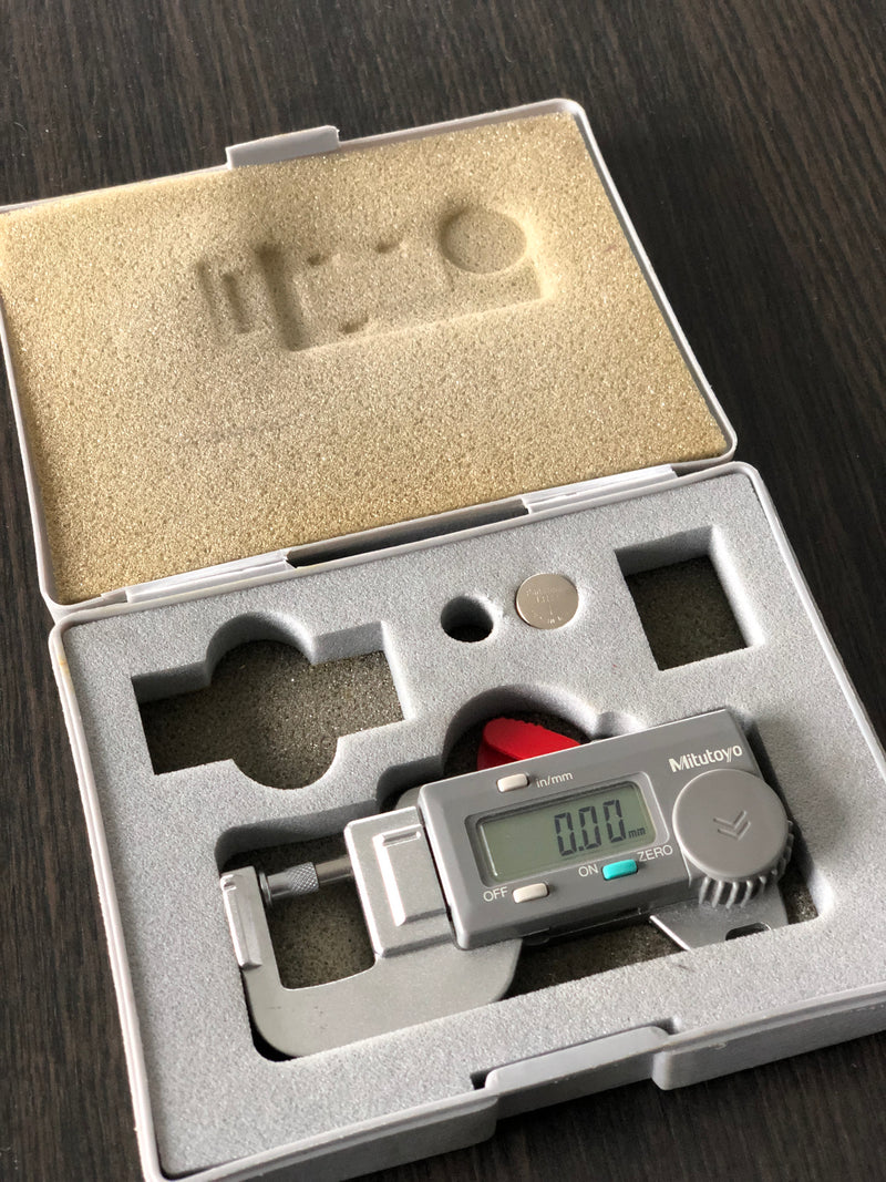 Mitutoyo digital thickness gage